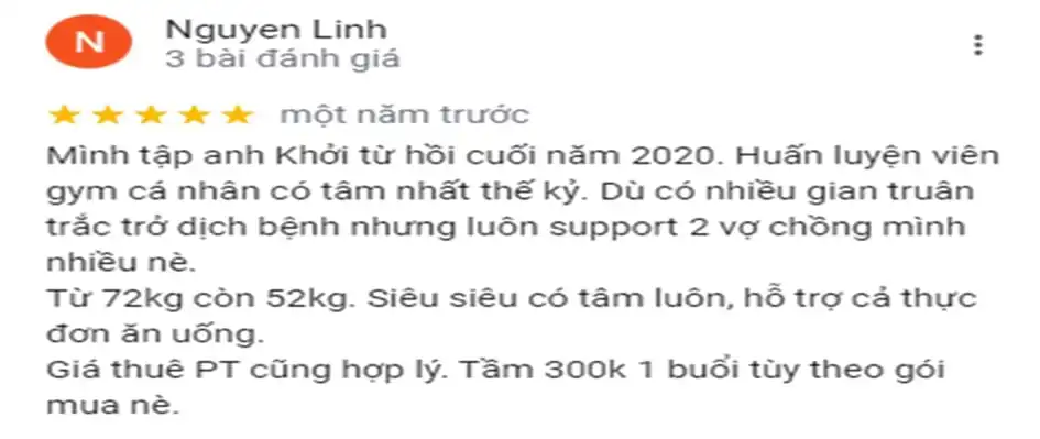 Đánh giá về PT Gym FIT LIFE Private Gym
